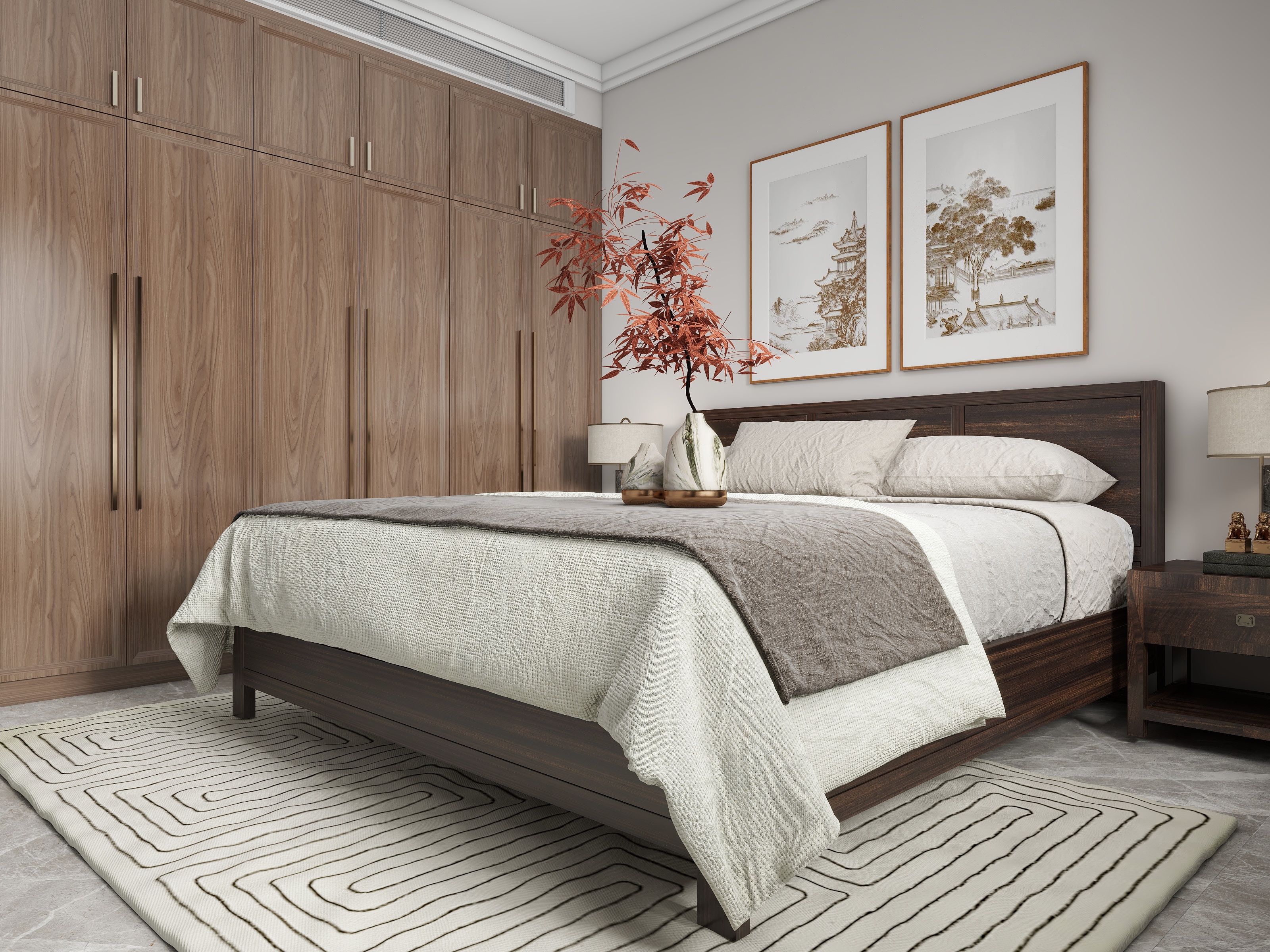 徐铭锴丶-《星·石悦》--新中式装修效果图