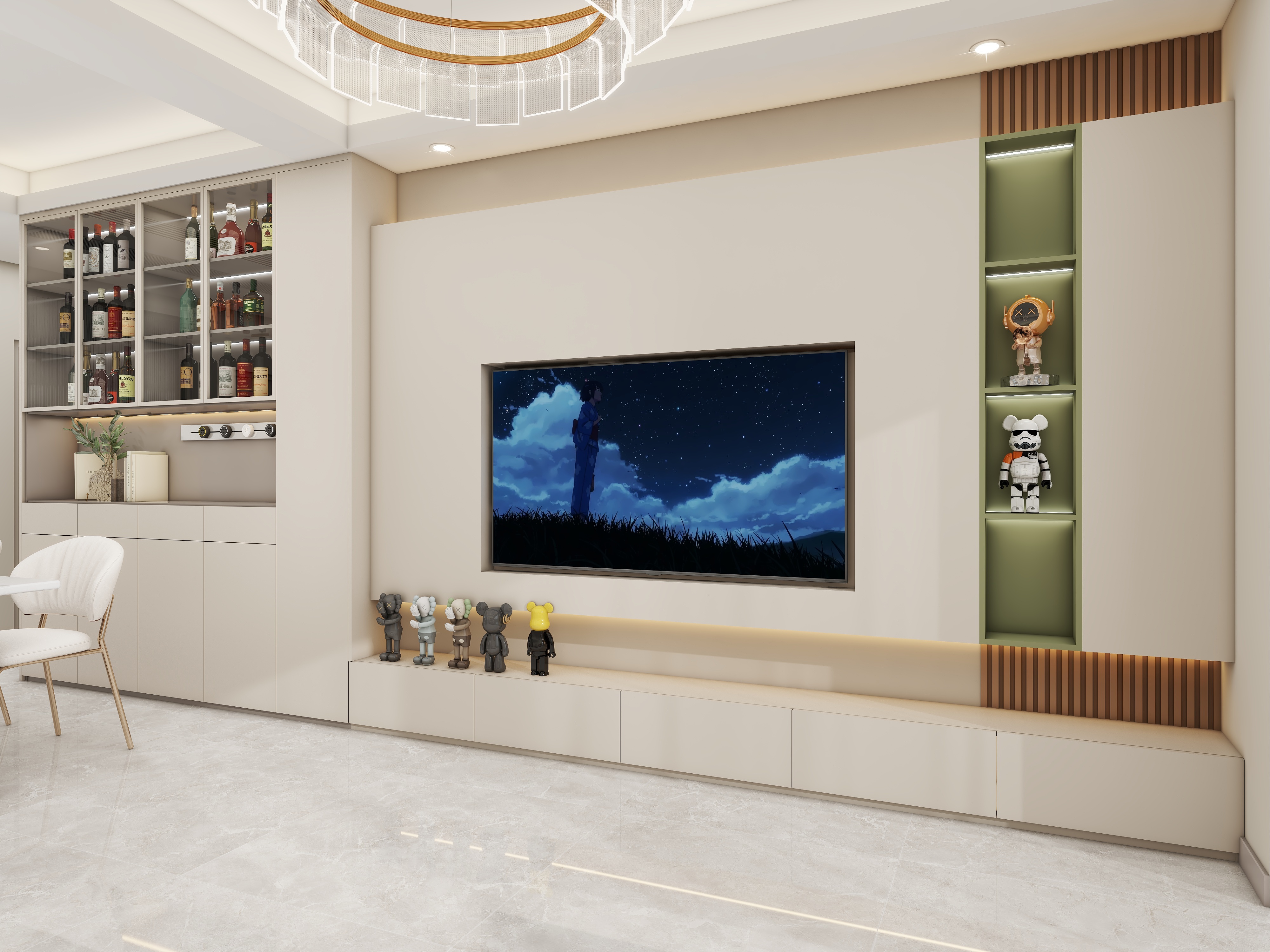 壹诺设计工作室-奶油风装修效果图