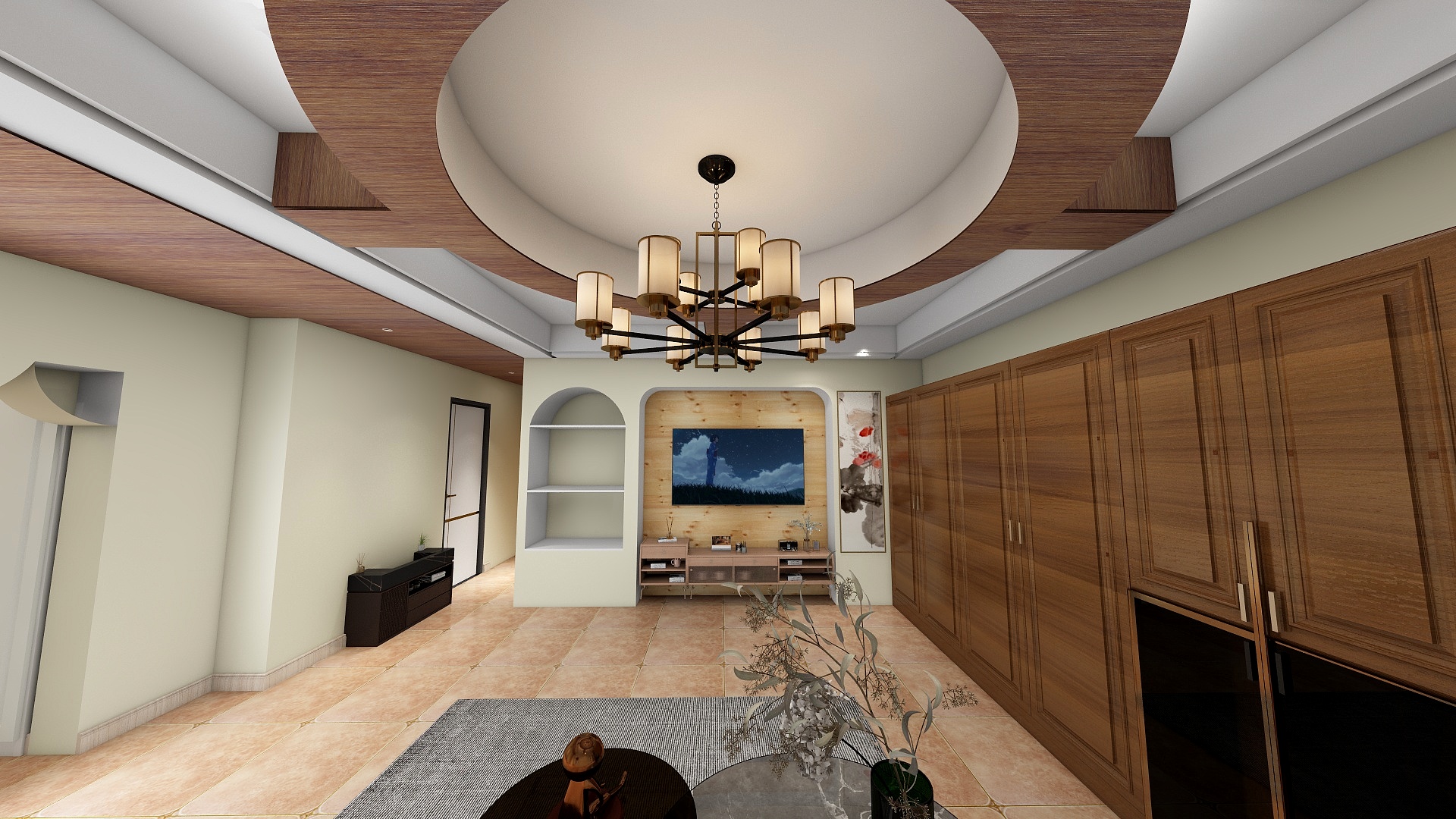 GDgW-136㎡3室装修效果图