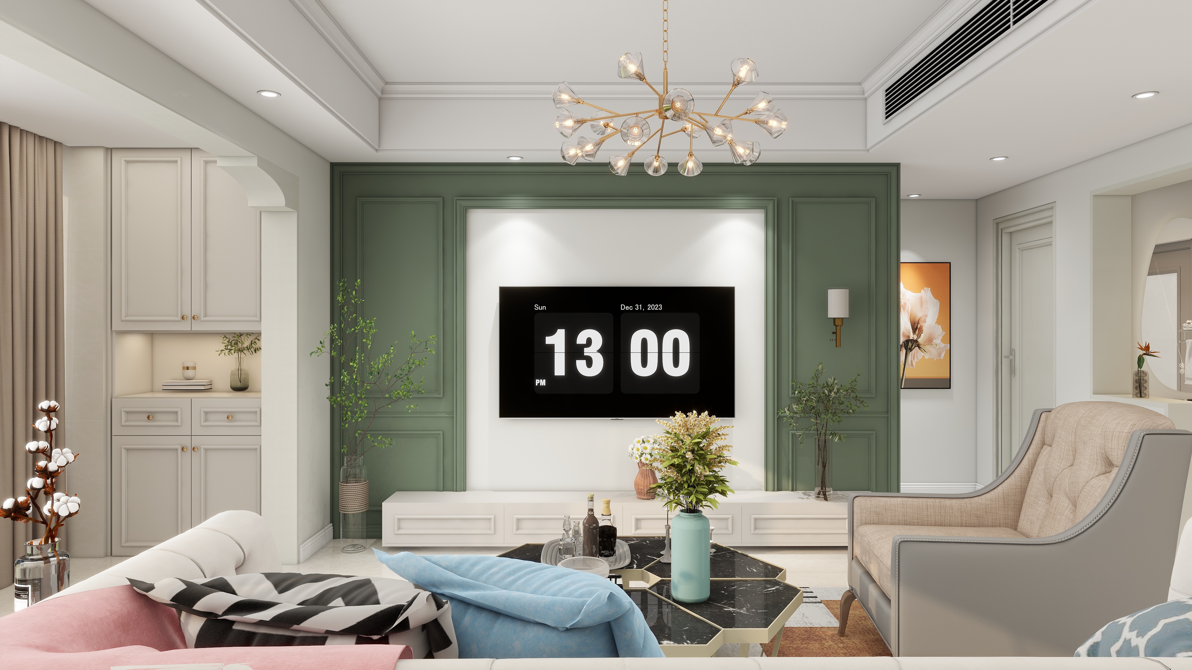 QQN-三室两厅125㎡-装修设计方案