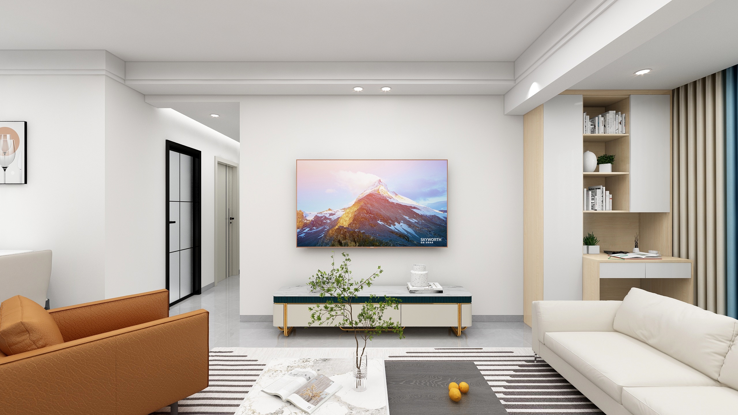 墨海得风-玉龙城12栋12楼·张先生雅居-装修设计方案