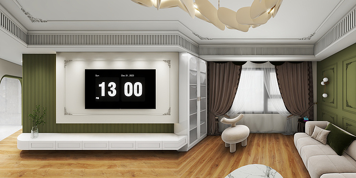 炫凯建筑-001-麦盖提的房子-混搭风格-装修设计方案