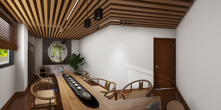 雅居集嘉霖-拆迁办黄丽街 饭堂-装修设计方案