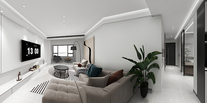 巴山夜雨kZAD-世纪景园东区-装修设计方案