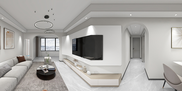 一揽装饰-君悦华府32-2-602现代-副本-装修设计方案