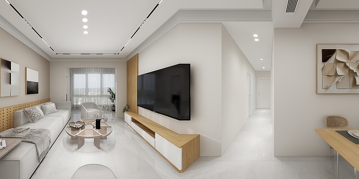 设计空间美学-东方河畔7-03户型 115平方-装修设计方案