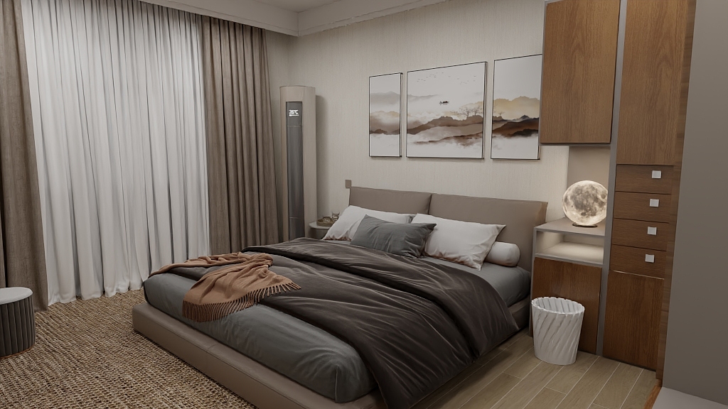 白纪年-125㎡3室现代风格-装修设计方案