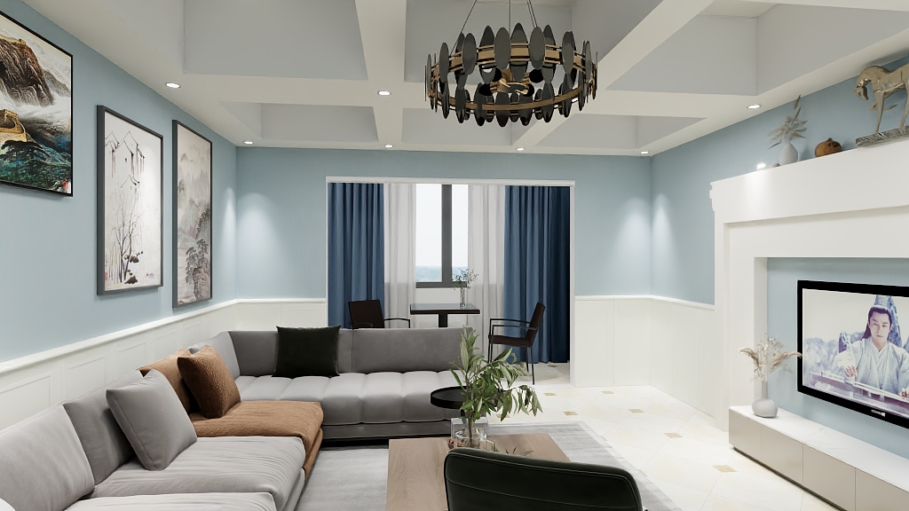 蔻蘑-美式-装修设计方案