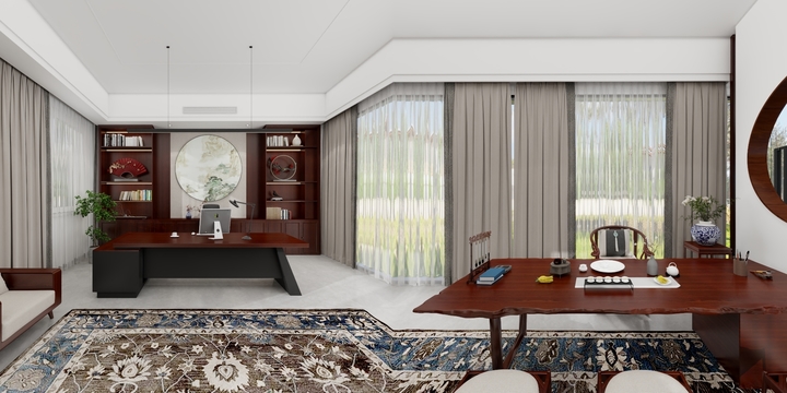 A温水丶-高档办公室-装修设计方案