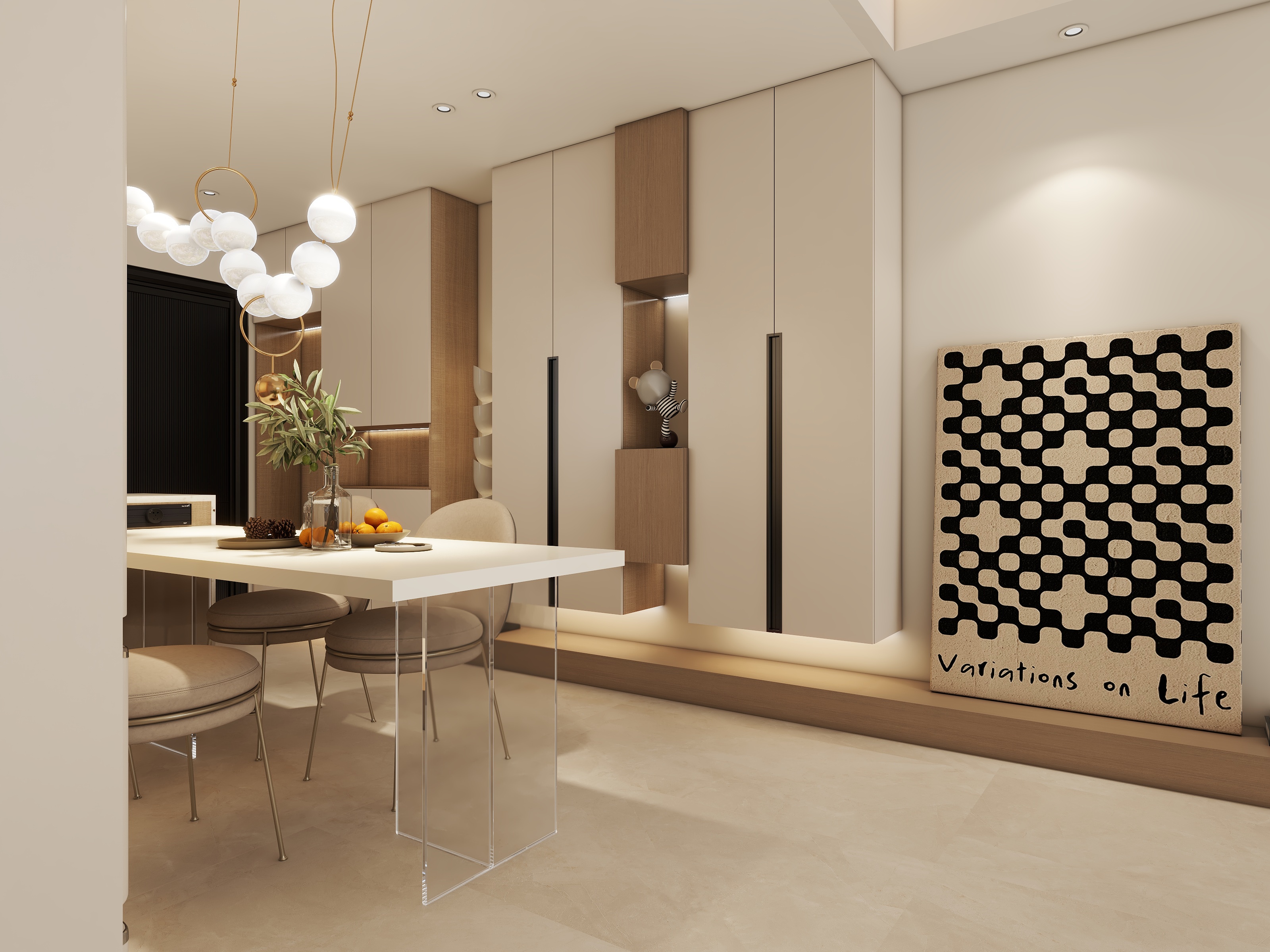 SAPREXDESIGN-锦福苑126奶油风-装修设计方案