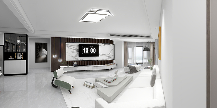 战马装饰-奥体17-2-401-装修设计方案