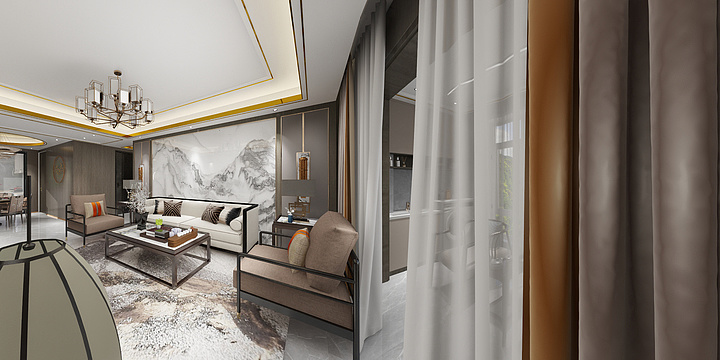 .....设计师-西岳华亭131㎡1室-装修设计方案