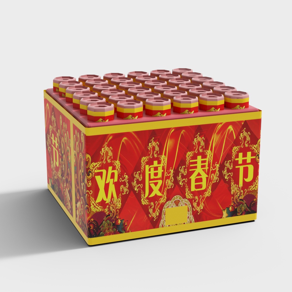 欢度春节烟花