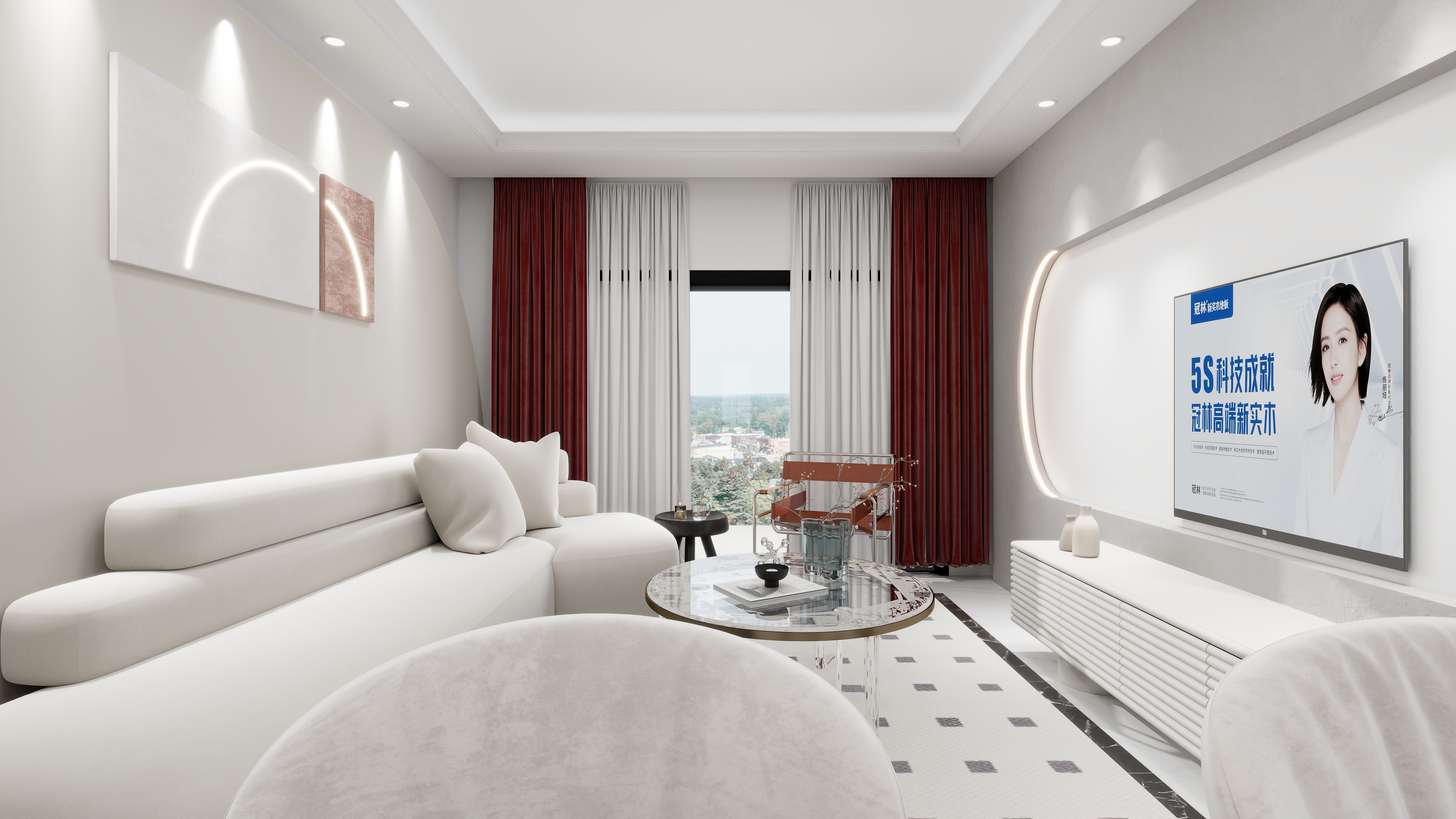 听风声雨声-保利东湾86㎡2室-装修设计方案