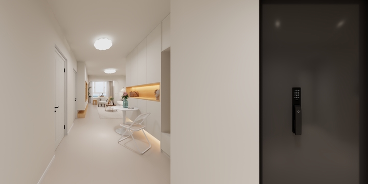 五洲装饰思绪-01.04 田村山南路17号院 效果图-装修设计方案