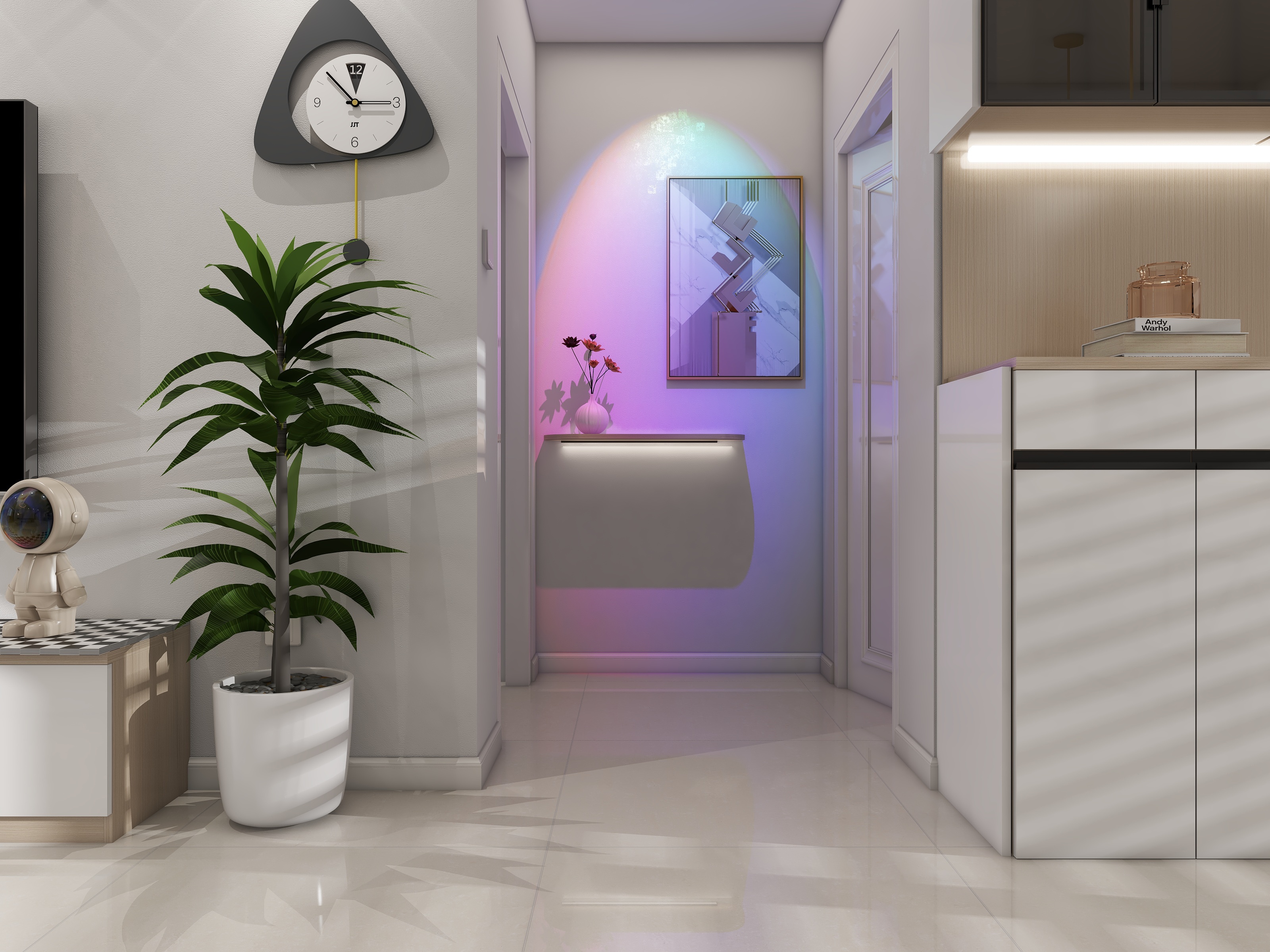 设计-男孩-址刘清悦家苑140户型-奶油风2装修效果图