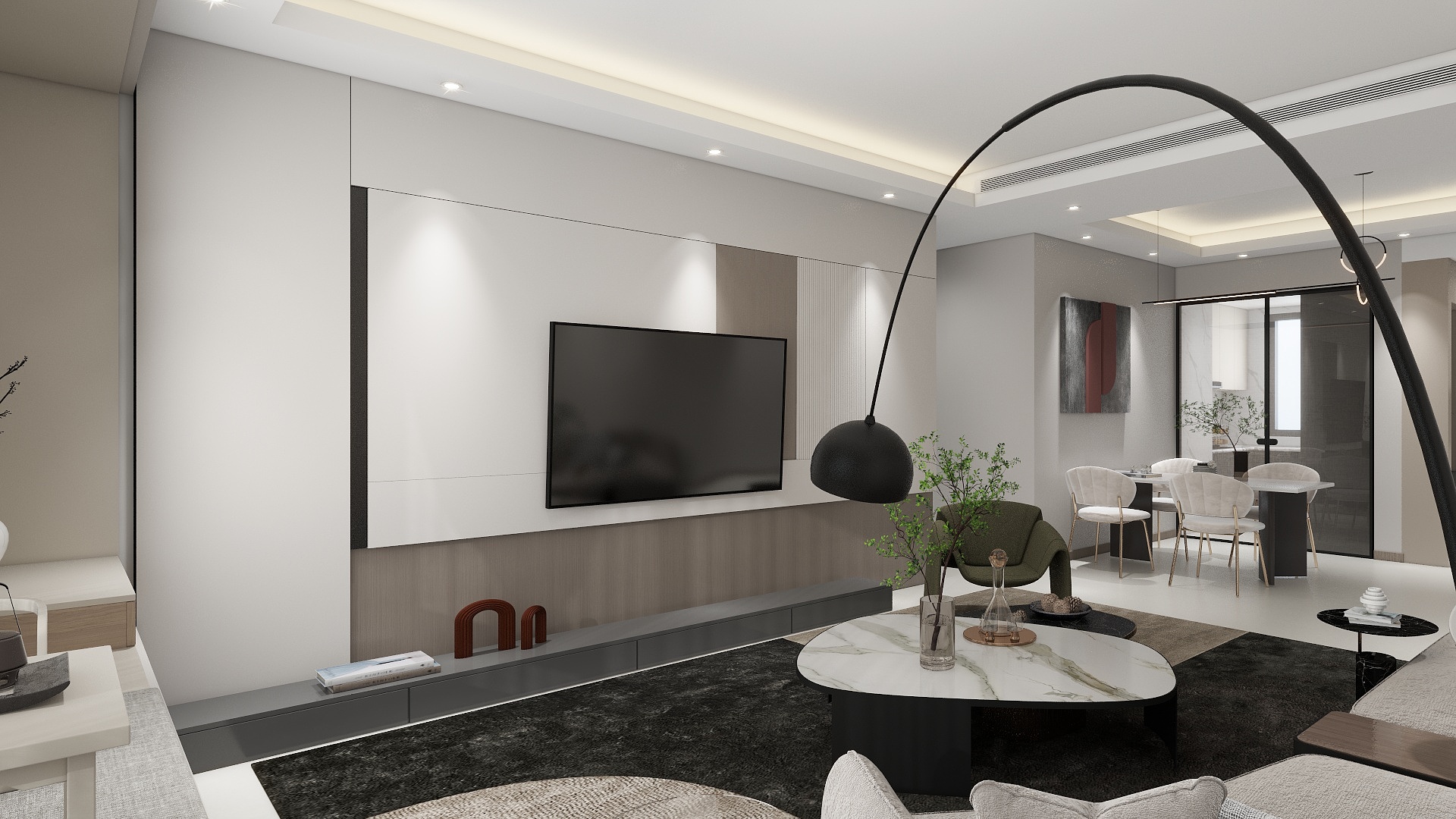 李默含-桂语云镜121㎡4室-装修设计方案