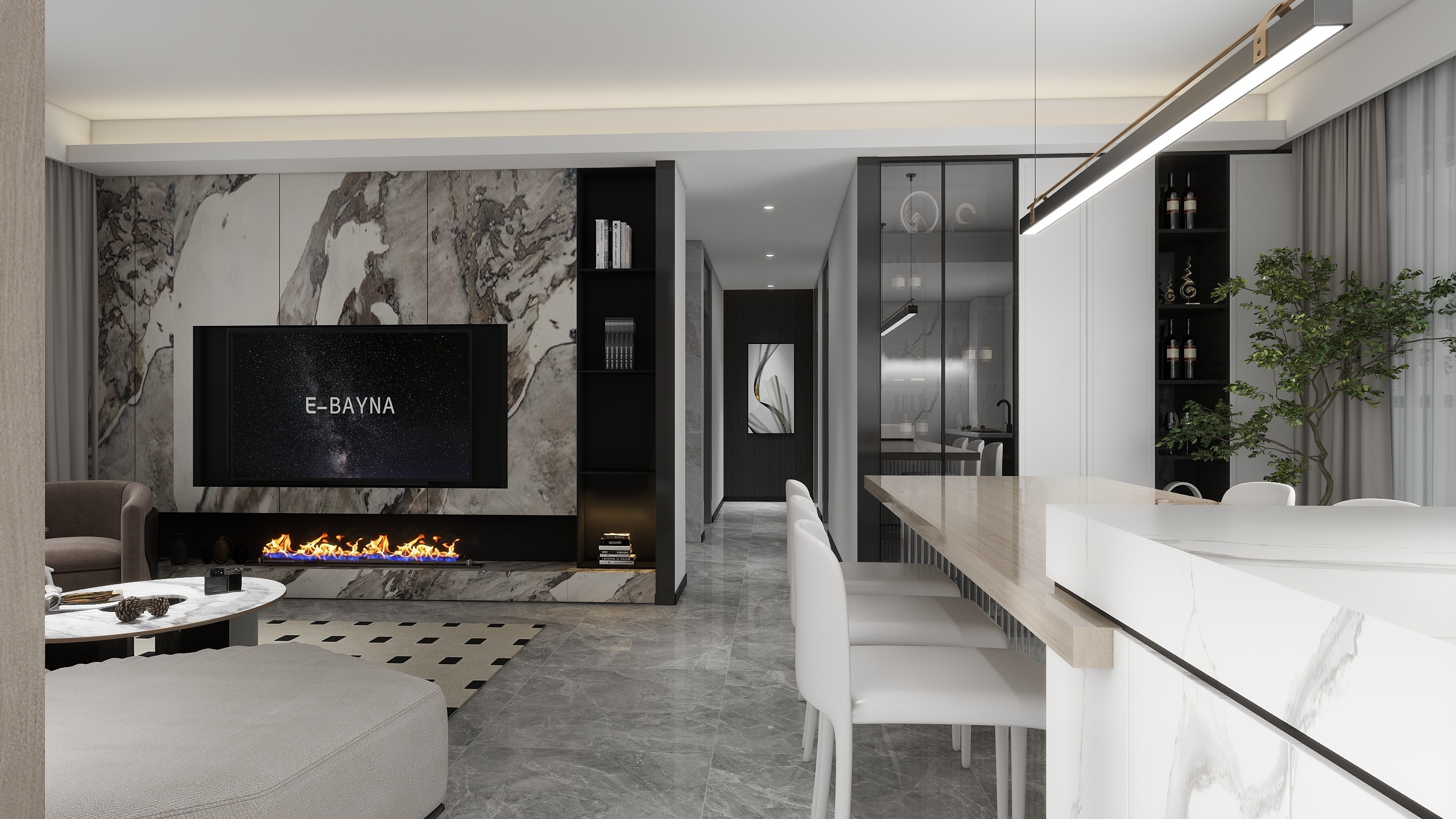 海南设计公司-明德学校小区画图-装修设计方案