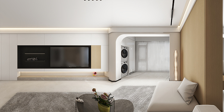 JC_DE-现代极简-108㎡1室-装修设计方案