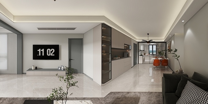 @石星星-【现代轻奢】紫荆花园125㎡四居室-装修设计方案