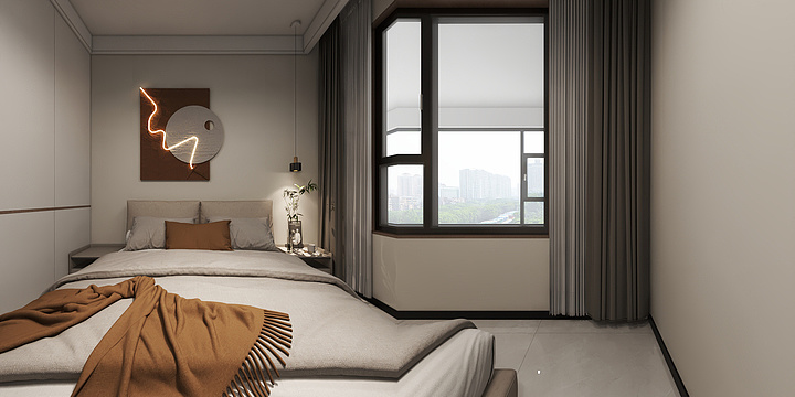 北樑居装饰-驻马店阳光翡翠国际-装修设计方案