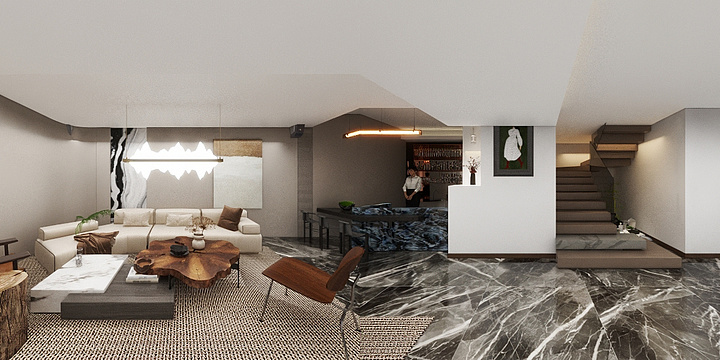 上岛商业空间设计事务所-999888舒馨苑2024.1.4(1)-Model-装修设计方案