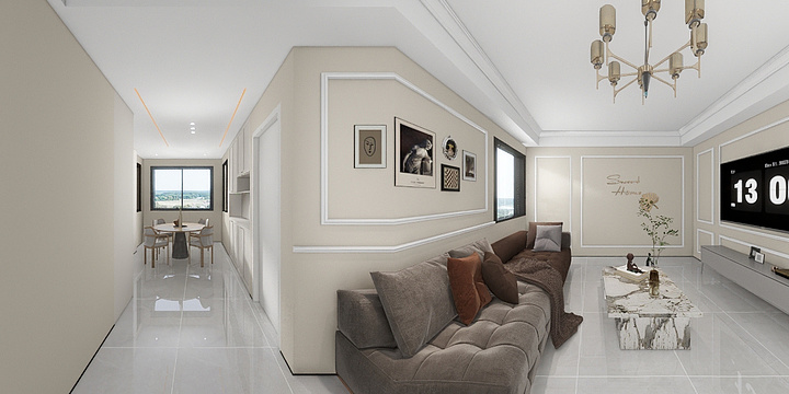 一休不是光头-龙庭景苑11-503-装修设计方案