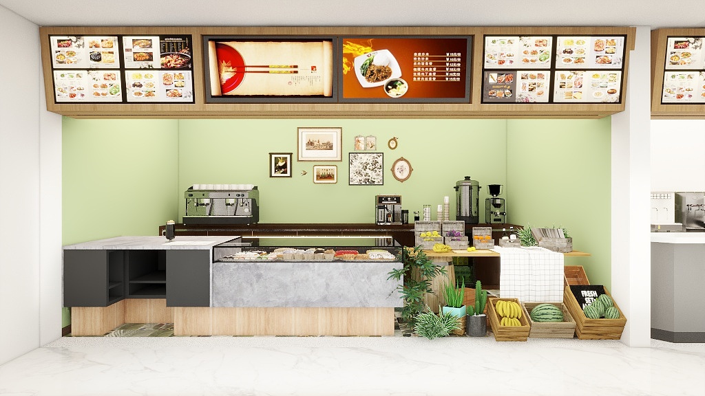 上岛商业空间设计事务所-奶茶-装修设计方案