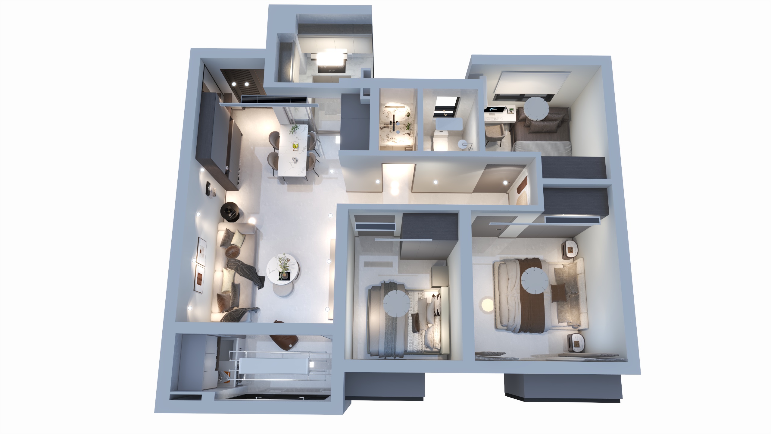 設享空间设计孙涛-89ZHONGHU河风-装修设计方案