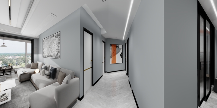 一路狂奔zvGV-艾府雅居效果-装修设计方案