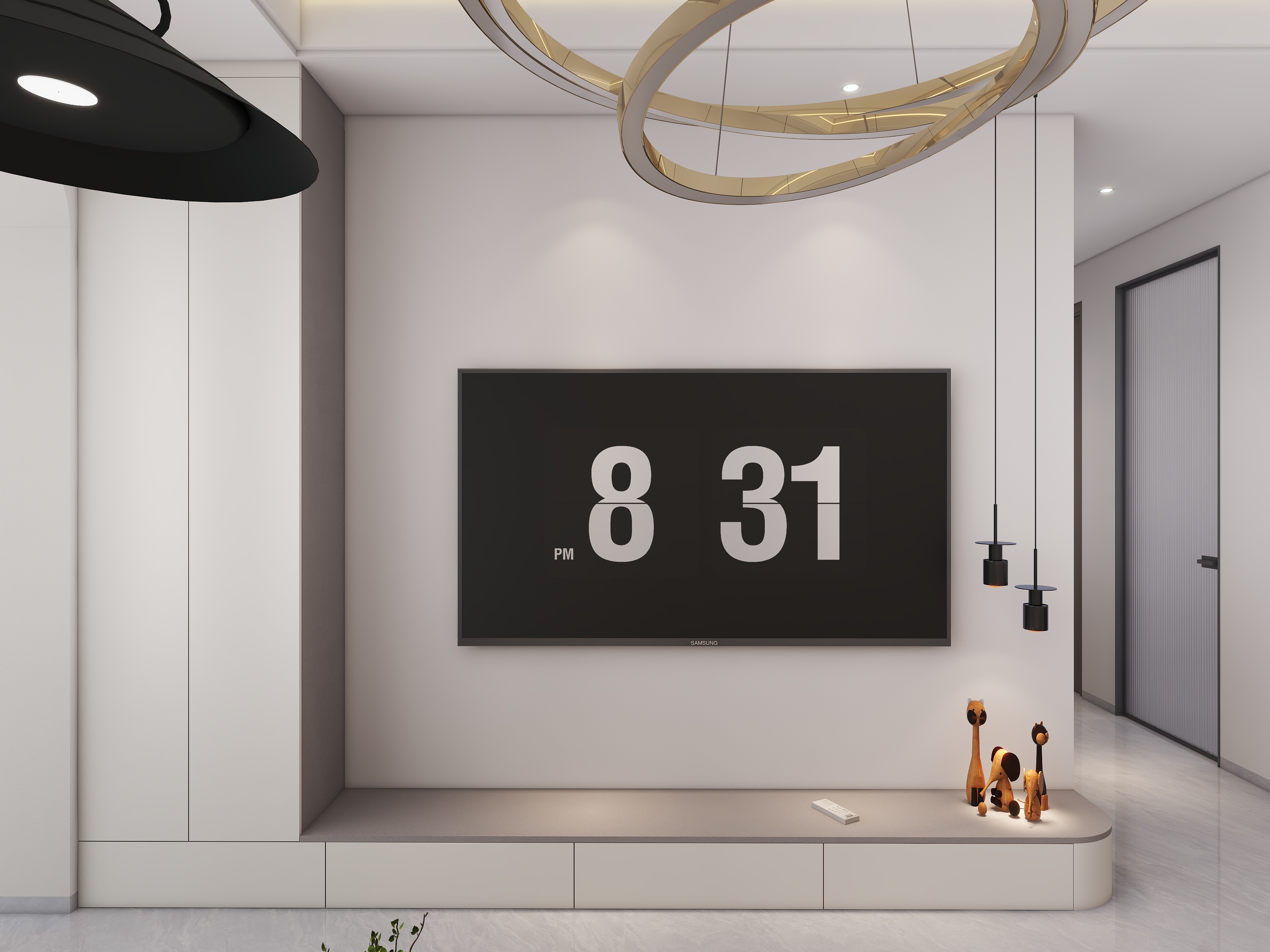 Mr-潘设计-简约奶油-轨道御澜上城-装修设计方案