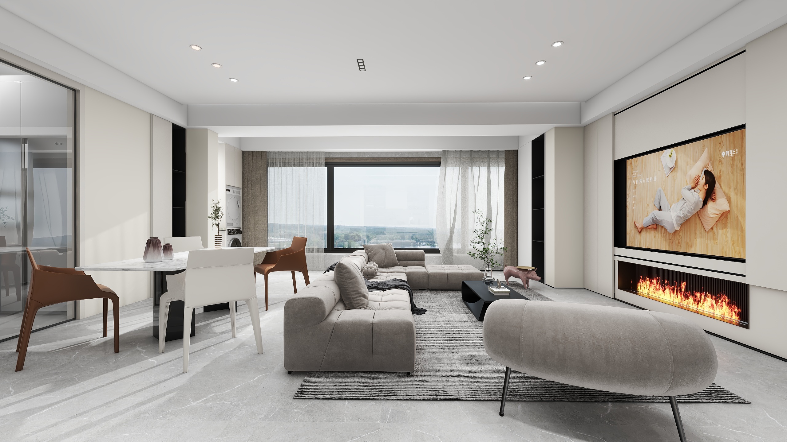 衣者设计-124㎡4室装修效果图