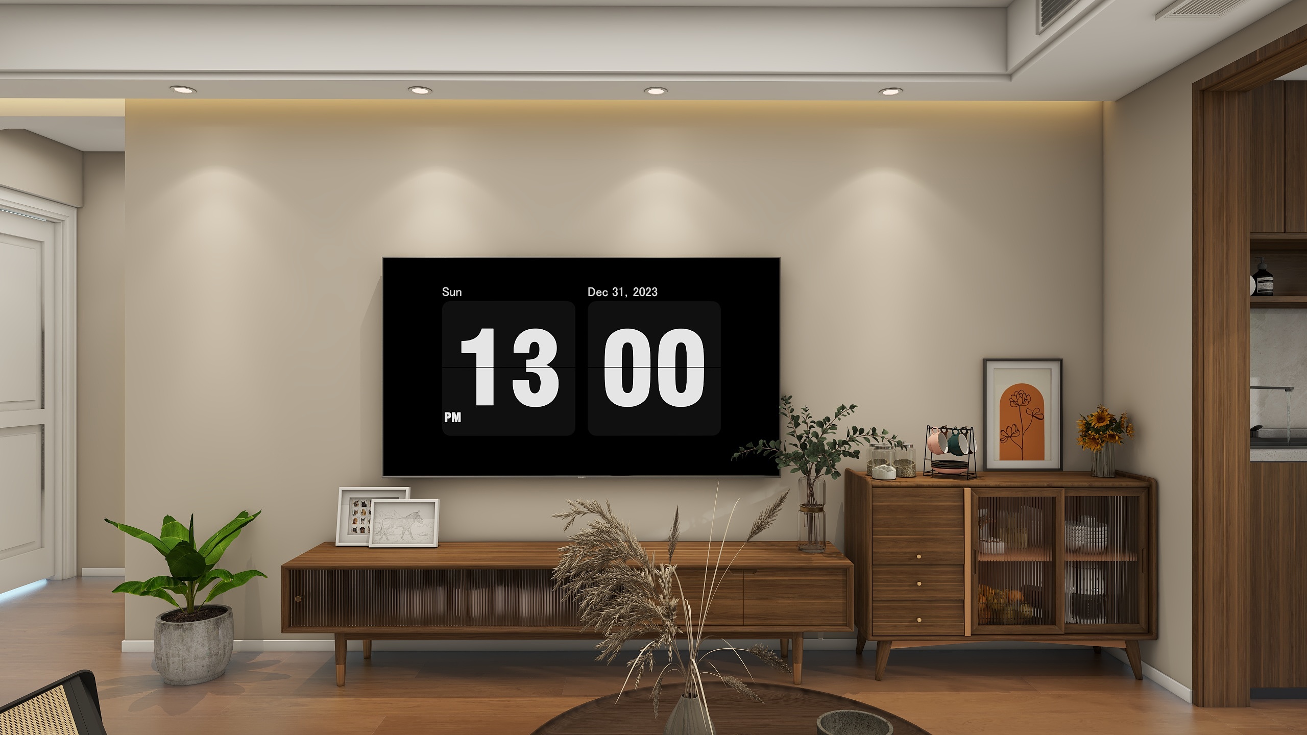 MC的幸福生活-中古侘寂装修效果图