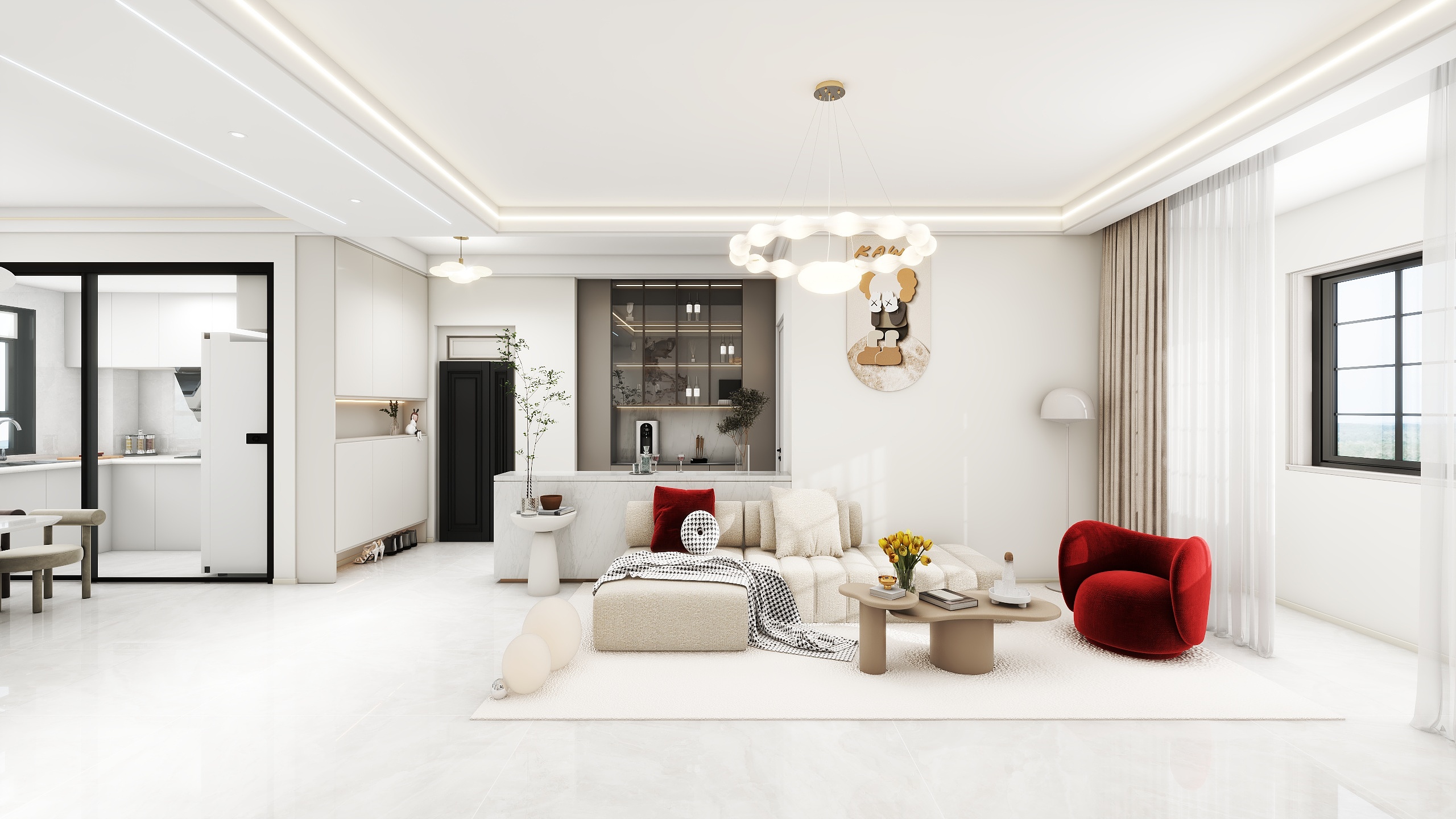 No-苏苏-万达山海赋103电竞房-装修设计方案