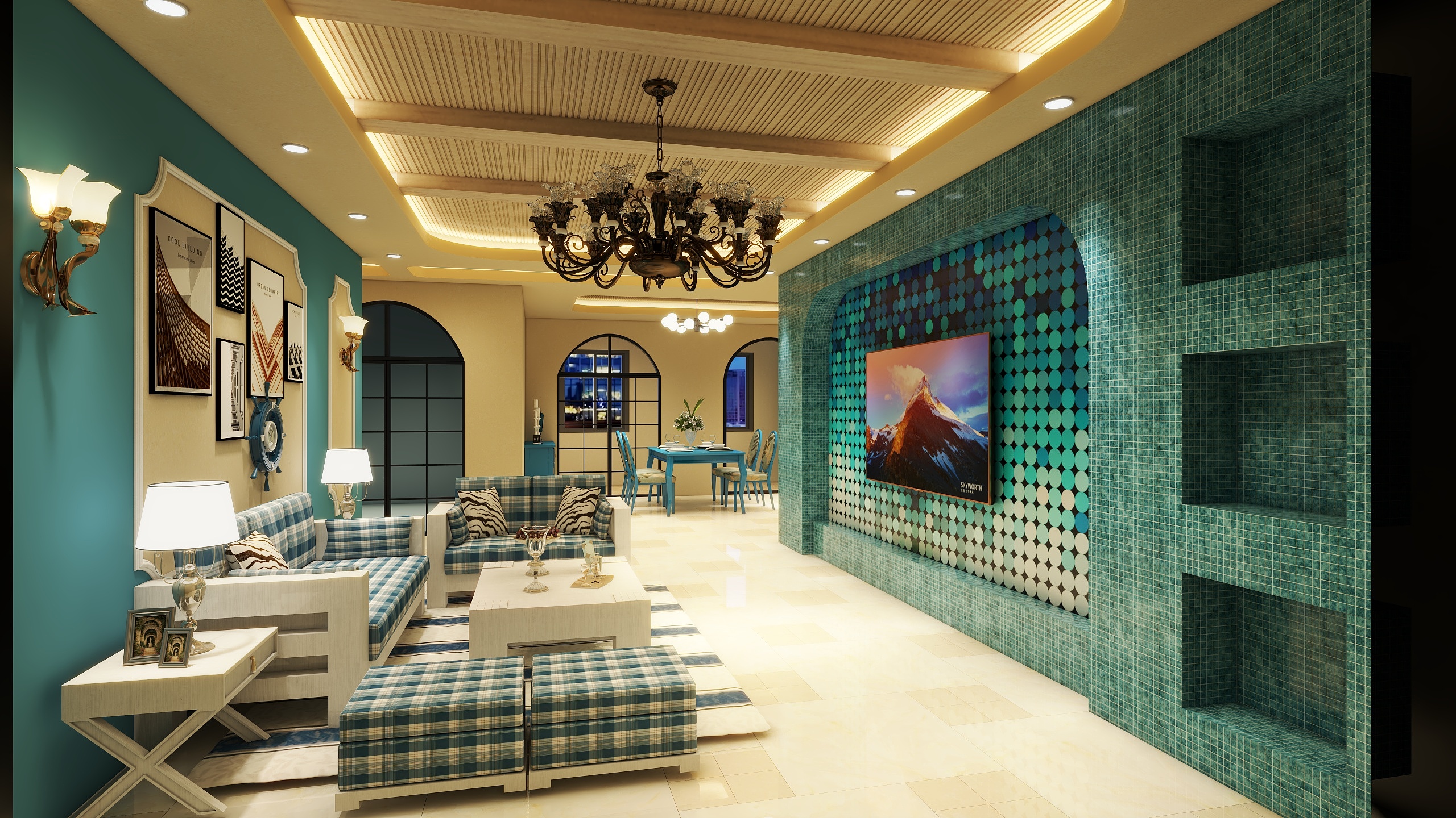 欺缘-22平面设计一班陈光亚期末考试地中海风格-装修设计方案