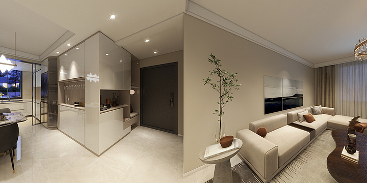 何刚刚-将山华府.dwg-装修设计方案