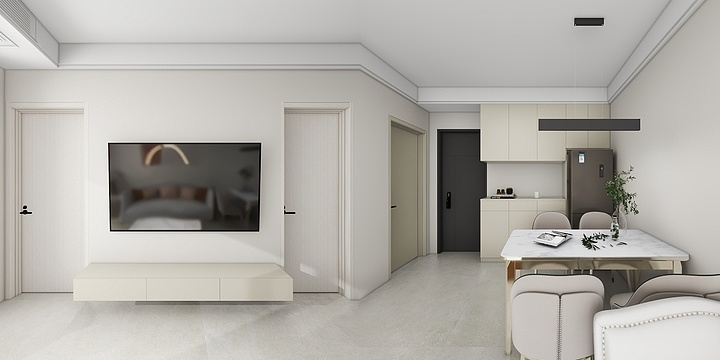 ---效果图设计----万达广场锋邸5#24-13-装修设计方案