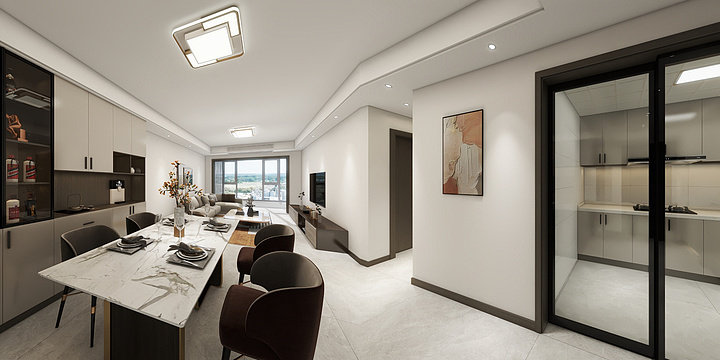 王星-金奥文昌富贵2503-装修设计方案