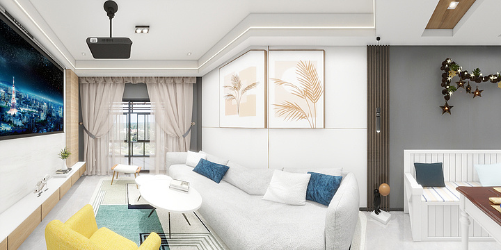 太阳方向-硬装专业等级考核户型-副本-装修设计方案