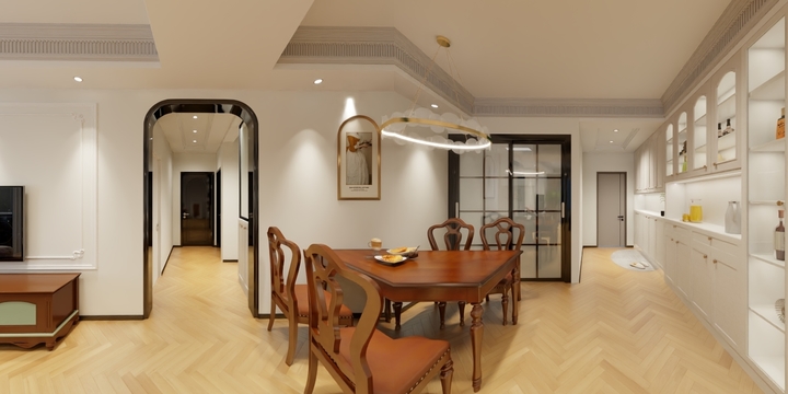 明仕星光全屋定制朱设计-中绿蔚蓝湾-装修设计方案