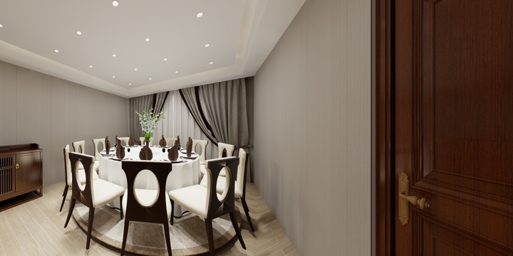 唐山千鸟装饰工程有限公司-涞水项目部小餐厅-装修设计方案