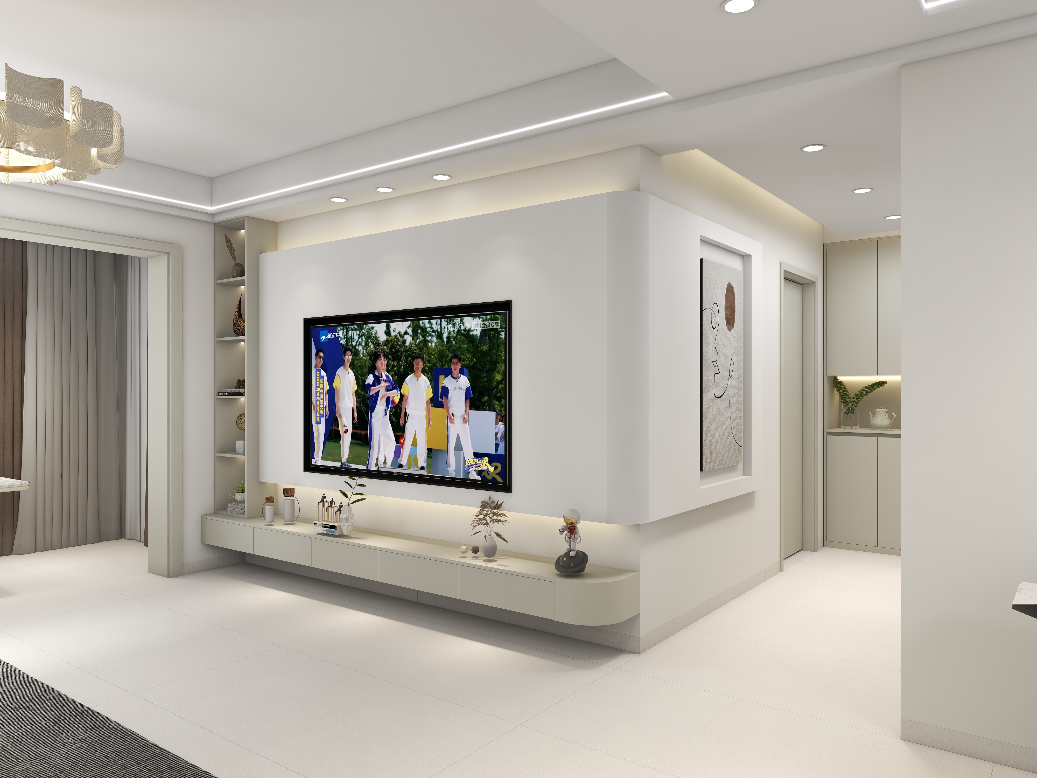 众美装饰王金辉-碧桂园城央一品10栋二单元503效果图-1-装修设计方案