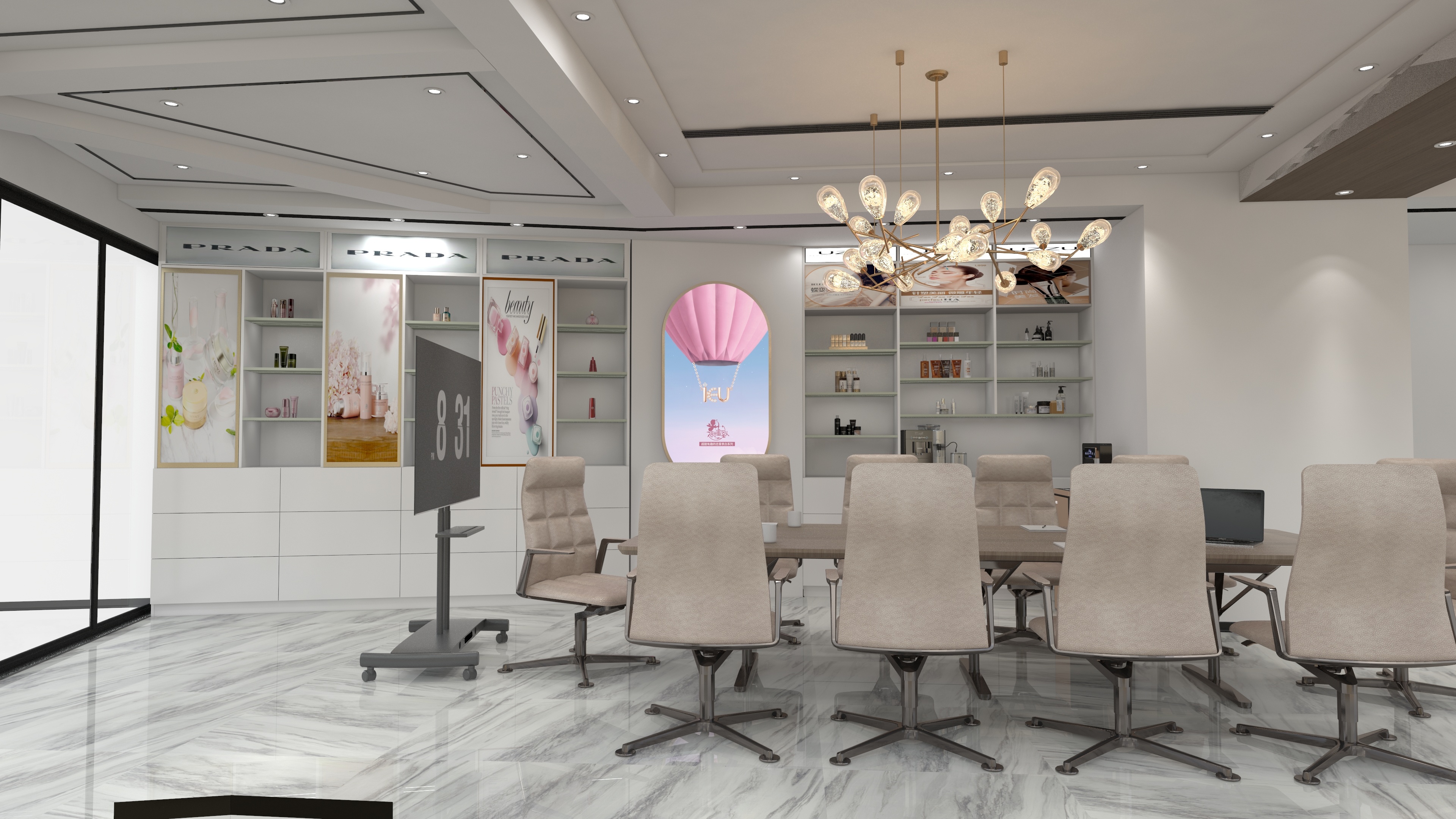 可市和创美家-万利商场写字楼-装修设计方案