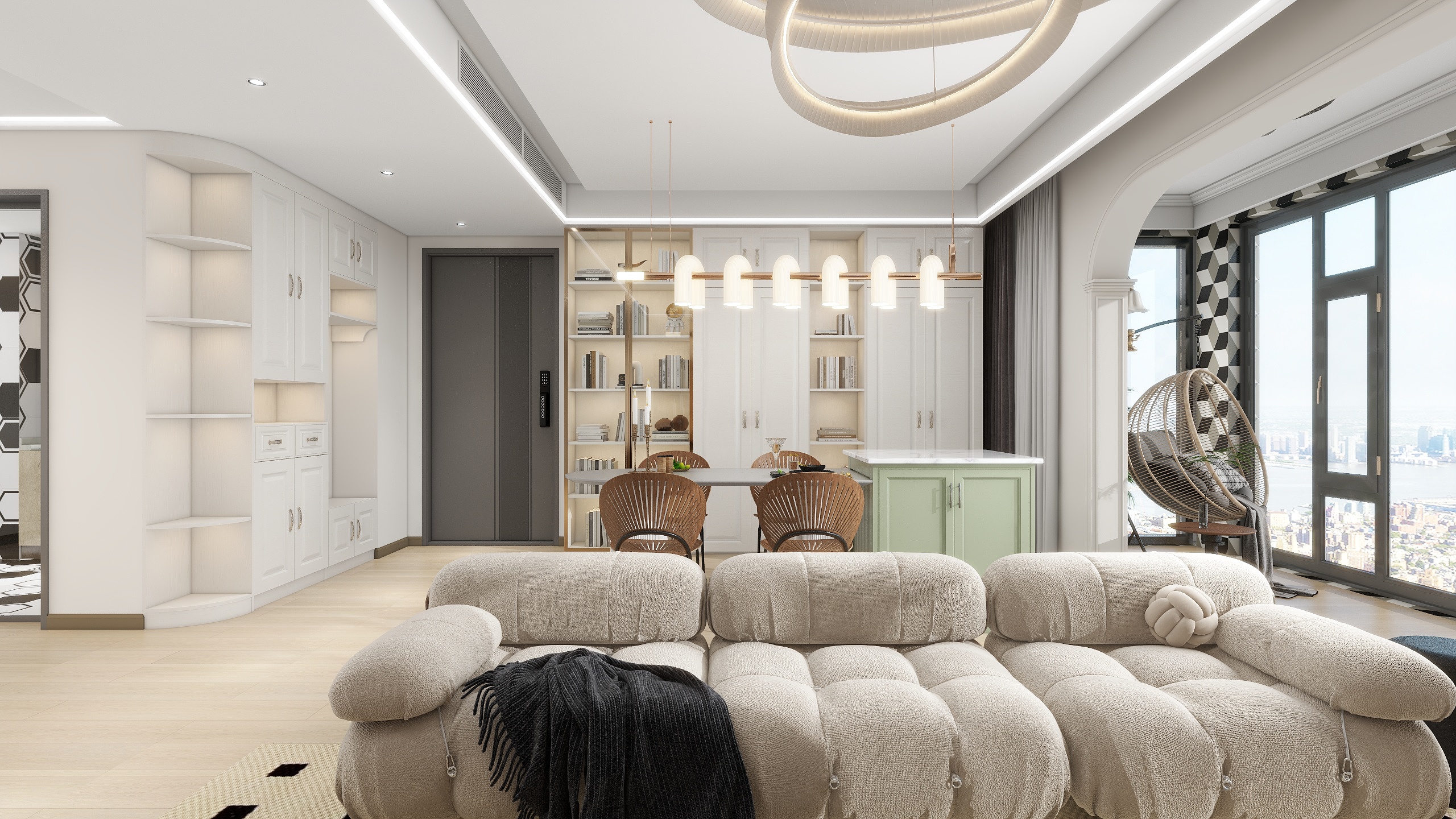 茕歌-125㎡3室-装修设计方案