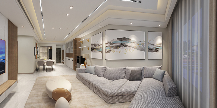 设计师张熙-御龙森林-孙淑雅居-装修设计方案