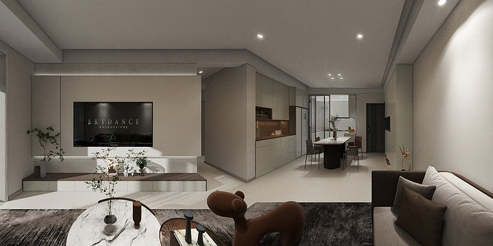 W王敏M-五洲芳华17-1002-装修设计方案