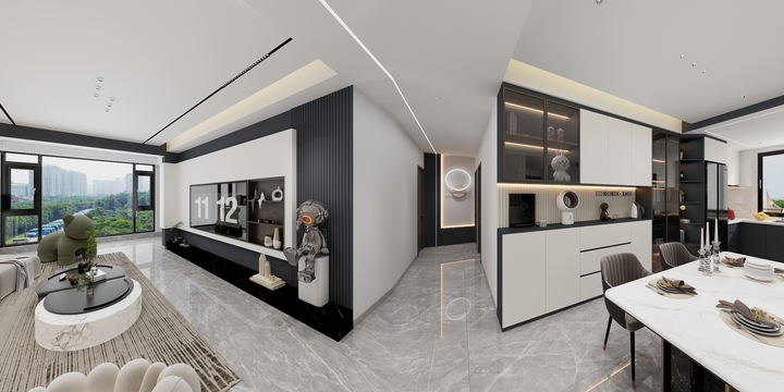 安居设计Mr彭-海天阳光城2栋301-装修设计方案