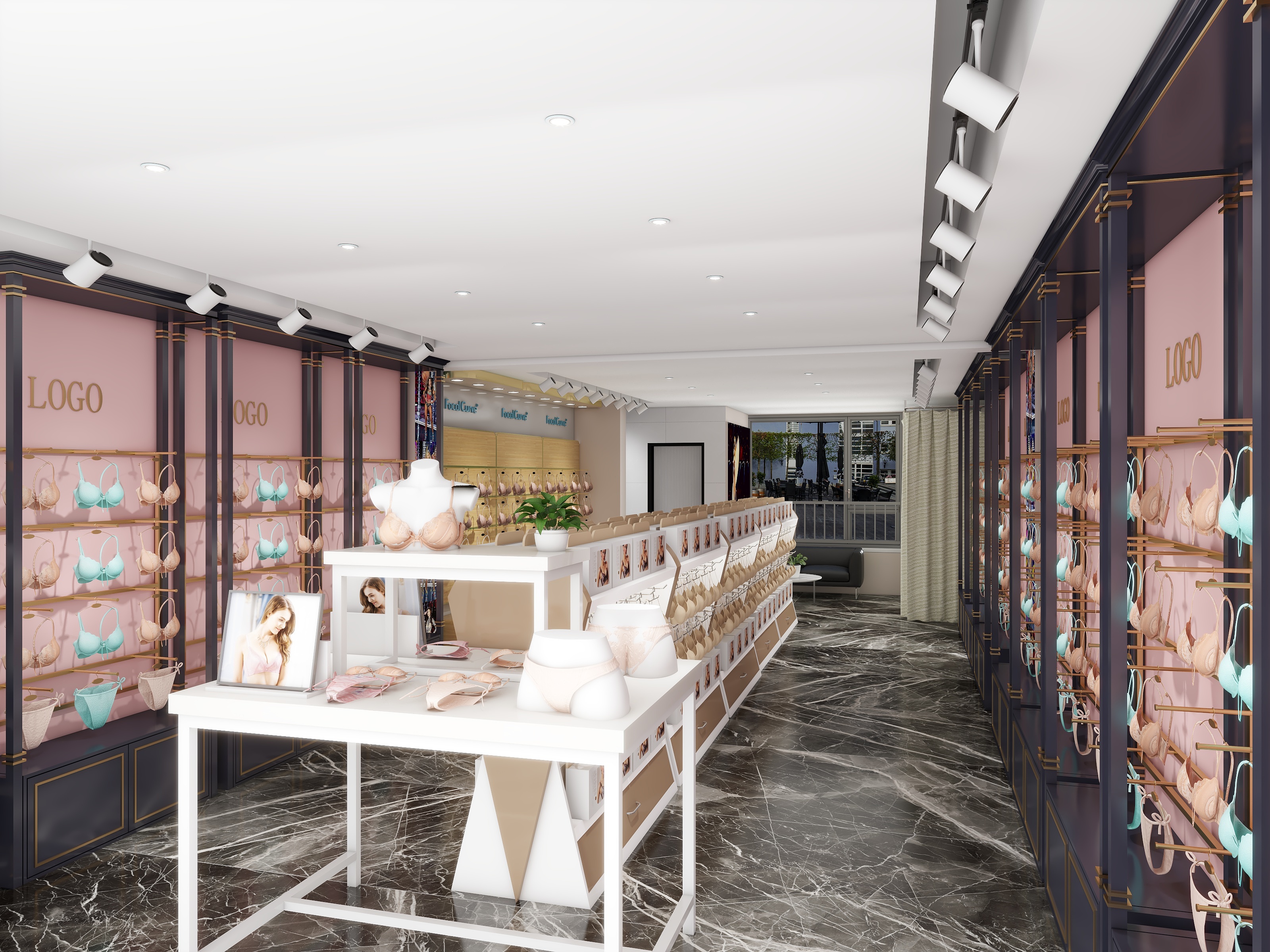 瀚雯视觉设计-维多利亚的秘密-装修设计方案