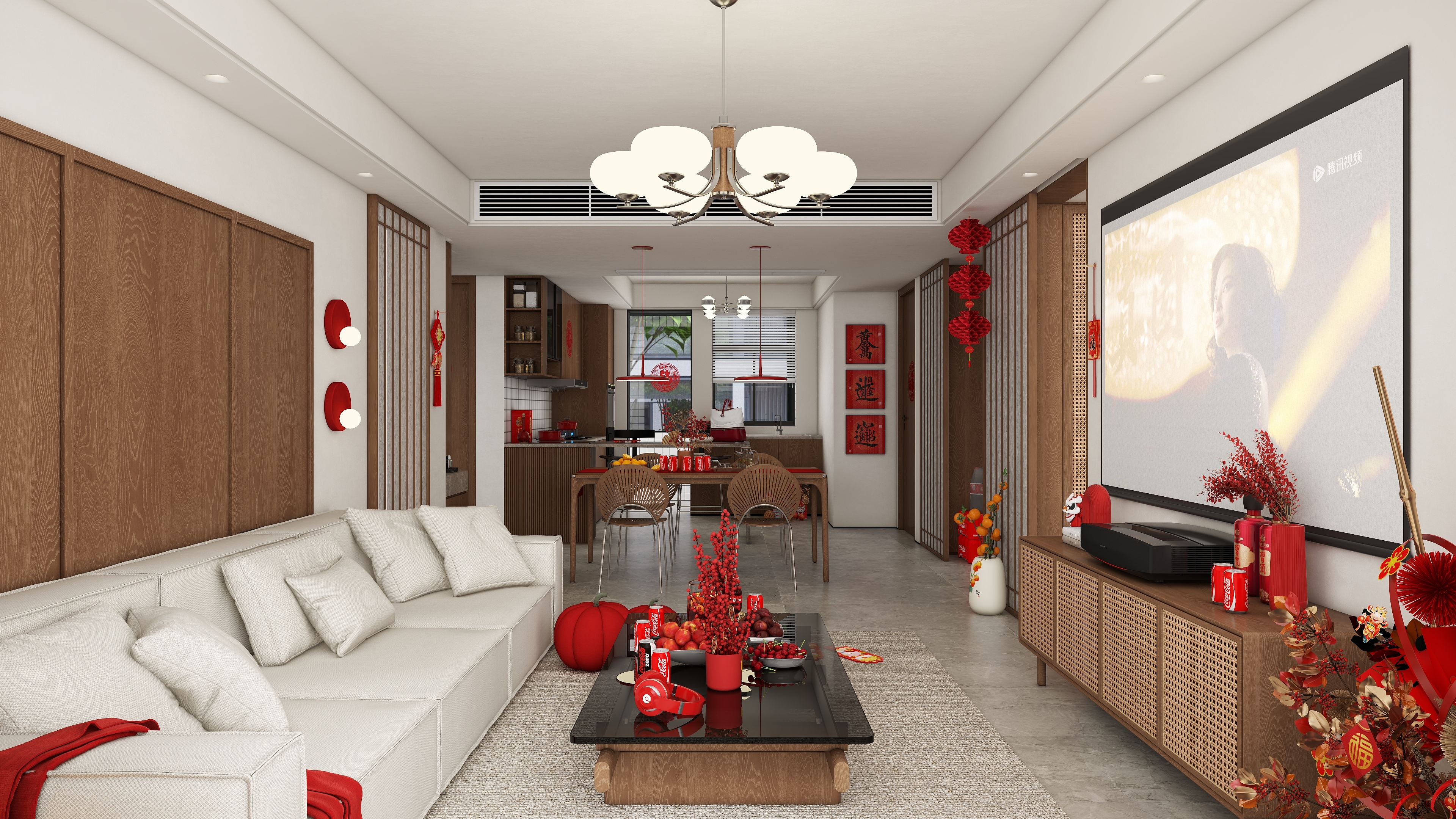 吱昂ZNG-120㎡4室-装修设计方案