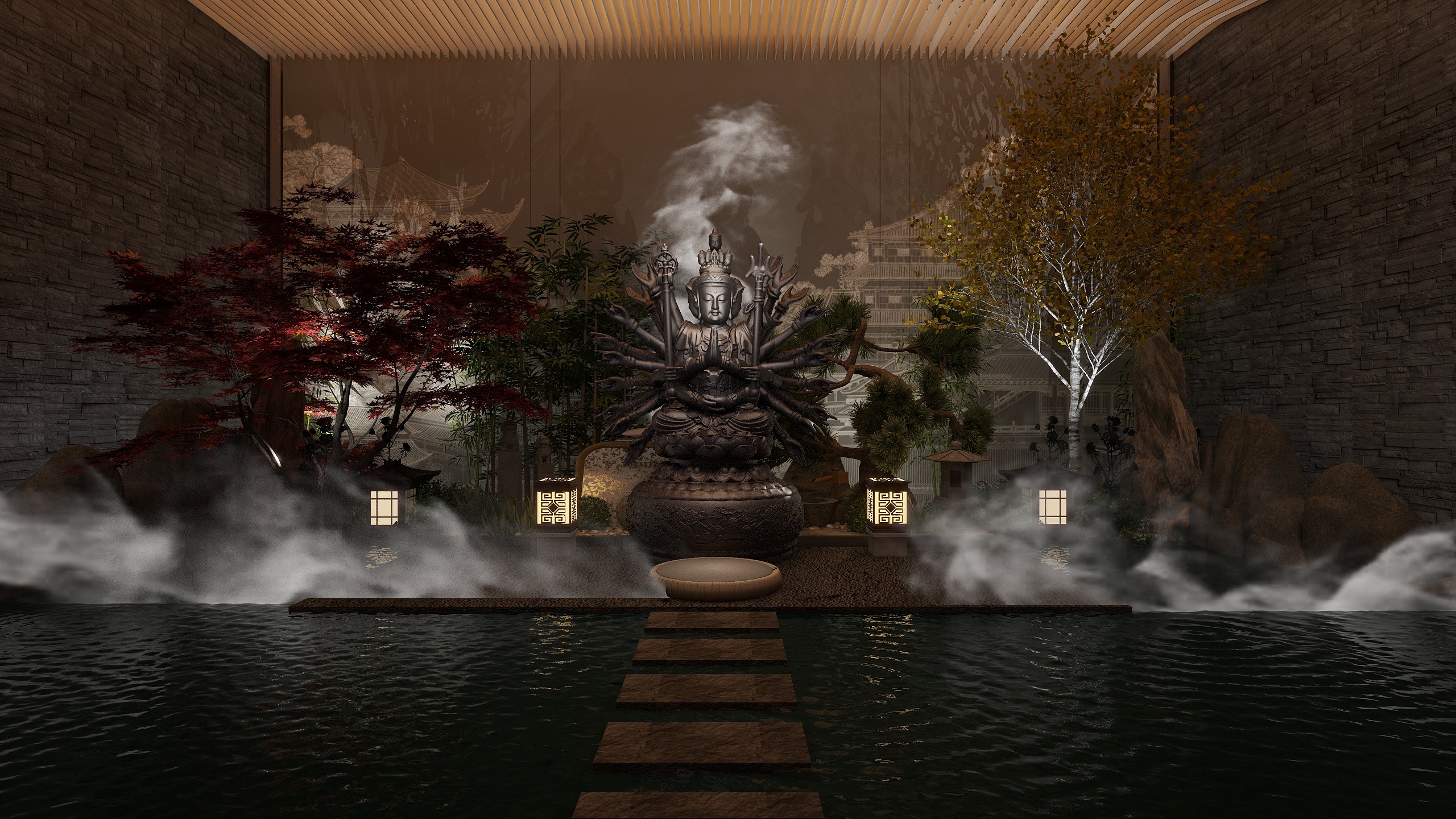 刘恩豪-佛堂-装修设计方案